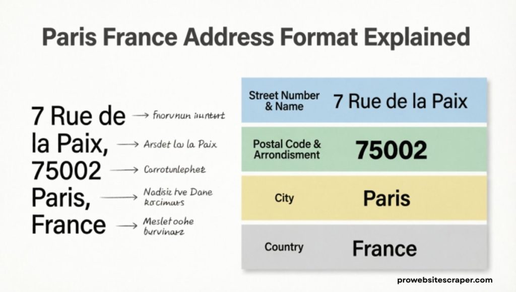 Paris France Address Format Explained