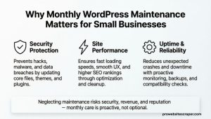 Why Monthly WordPress Maintenance Matters for Small Businesses